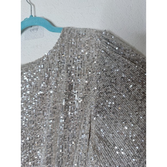 Rickis Sequin Dress Womens 2XL Gold Shimmer Sparkle Glam Party Event NWT$79 - Picture 6 of 16